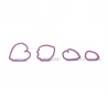 Peony cookie cutter set, 7 pieces
