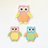 Set d'emporte-pièces Hibou Maman et Bébé