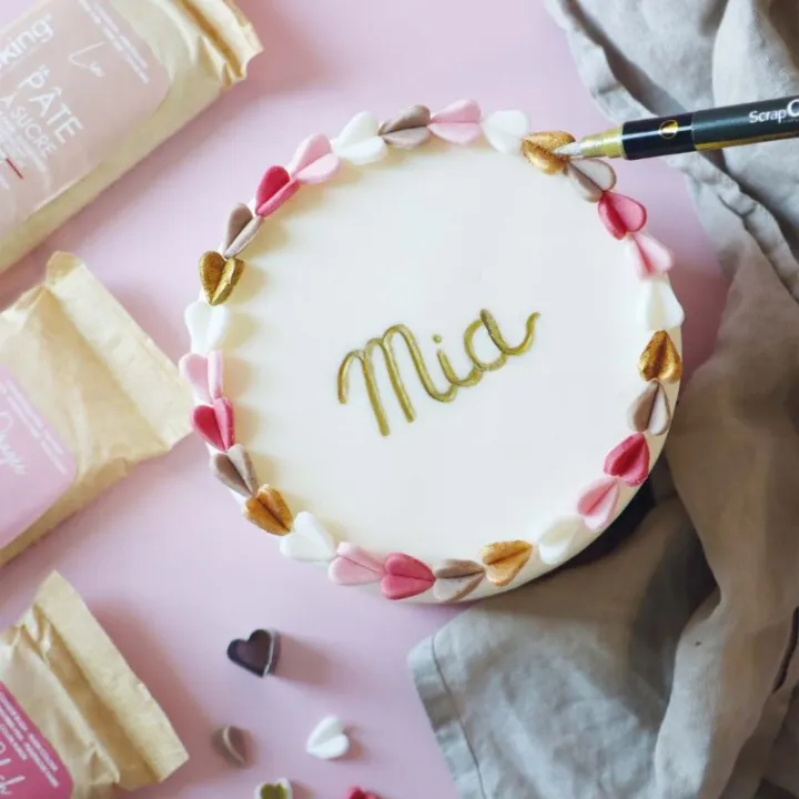 Lebensmittelstift Gold mit 2 Spitzen