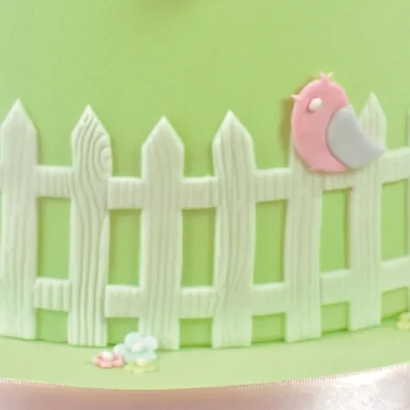Picket fence cookie cutter