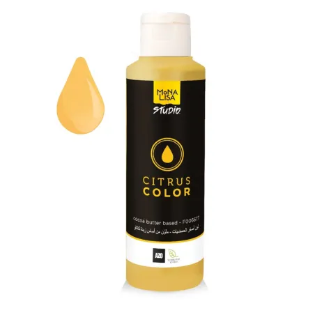 Mona Lisa cocoa butter color yellow, 245 g