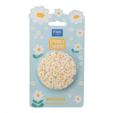 Sprinkle decor daisies, 25 g