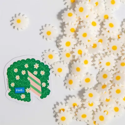 Sprinkle decor daisies, 25 g