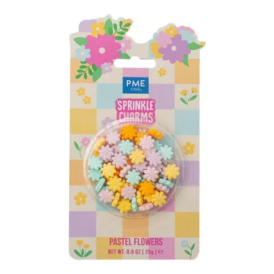 Streudekor Bunte Blümchen, 25 g