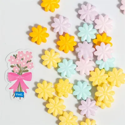 Décor à saupoudrer Fleurs multicolores, 25 g
