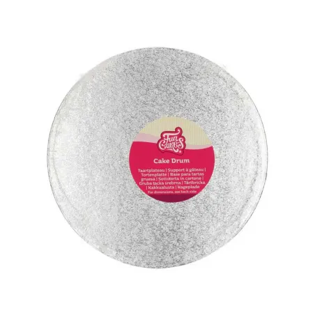 Cake plate round Ø 25 cm, silver