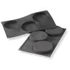 Silikonform Rund Ø 10.3 cm 3 Stück