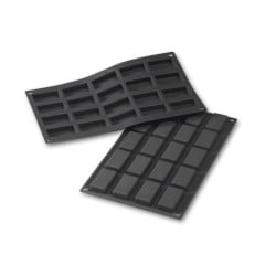 Silikonform Financier 4,9 x 2,6 cm, 20 Stück