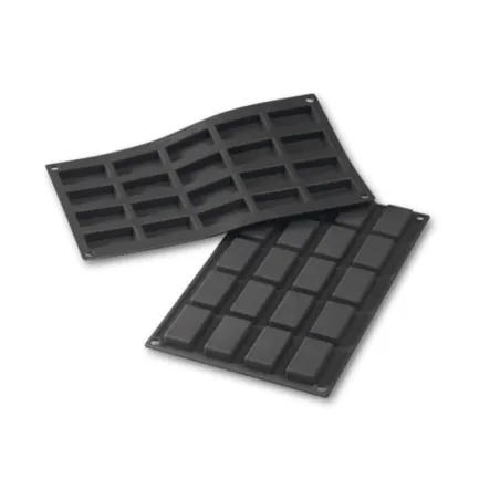 Silicone mould financier 4.9 x 2.6 cm, 20 pieces for sweet and savoury