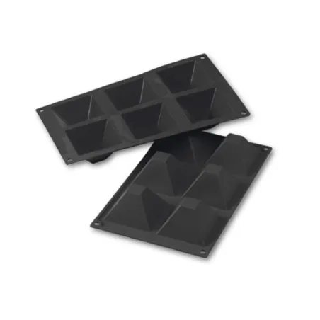 Silicone mold pyramids 6 pieces