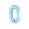 Large Foil Balloon Blue Number 0 – 86 cm