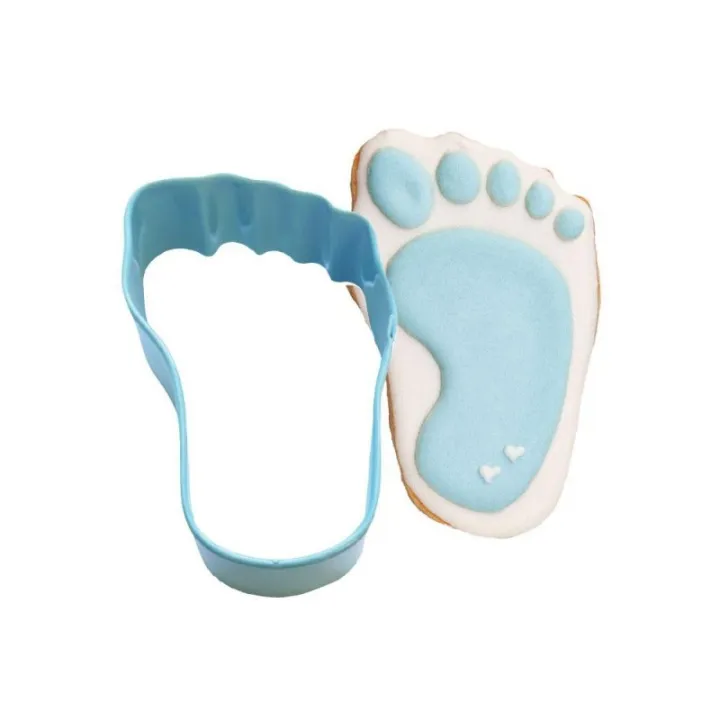 Emporte-pièce pied de bébé pour baby shower et naissance