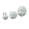 Snowflake Cookie Cutter, 3-piece, with Embossing