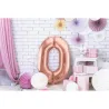 Grande Palloncino Oro Rosa Numero 0 – 86 cm