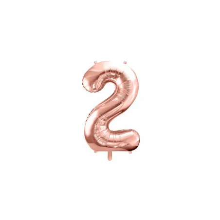Grande Palloncino Oro Rosa Numero 2 – 86 cm