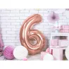 Large Balloon Rosegold Number 6 – 86 cm