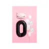 Large Foil Balloon Black Number 0 – 86 cm