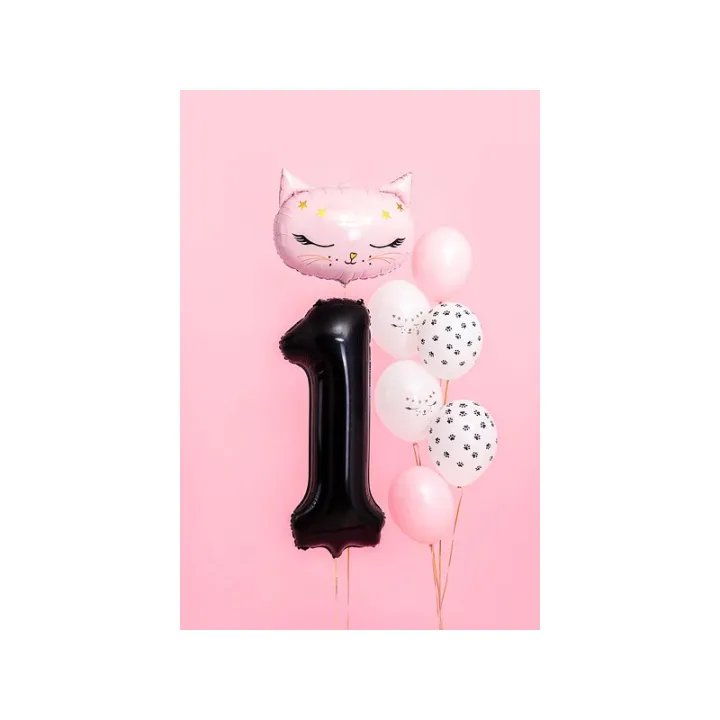 Large Foil Balloon Black Number 1 – 86 cm