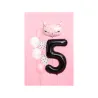 Large Foil Balloon Black Number 5 – 86 cm