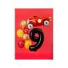 Large Foil Balloon Black Number 9 – 86 cm