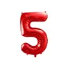 Grande Palloncino rosso numero 5 – 86 cm