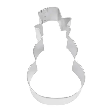 Snowman Cookie cutter, 5.5 x 10.5 cm, Steel