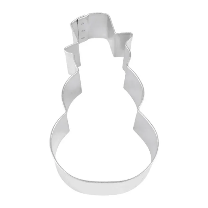 Snowman Cookie cutter, 5.5 x 10.5 cm, Steel