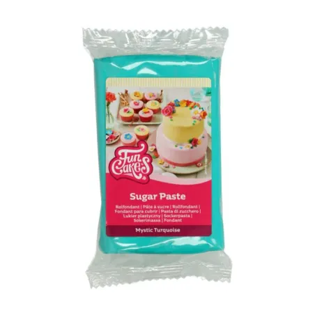 FunCakes rotolo di fondente Mystic Turquoise, 250 g
