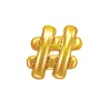 Goldener Ballon Hashtag-Zeichen – 35 cm
