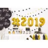Golden Balloon Hashtag Symbol – 35 cm