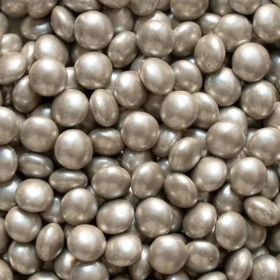 Schokolinsen Mini Silber, 80 g