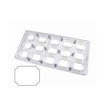 Stampo magnetico per praline rettangolo, 15 praline