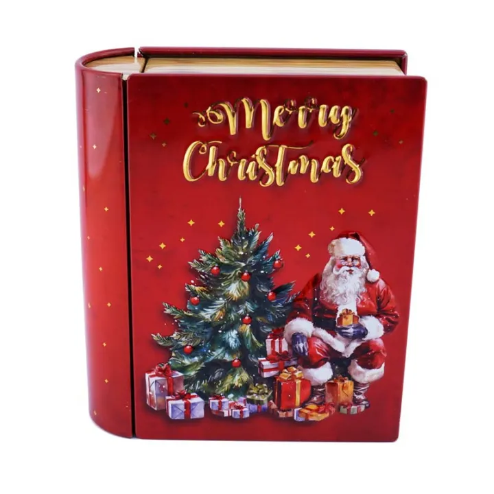 Merry Christmas book box, 118 x 100 x 38 mm