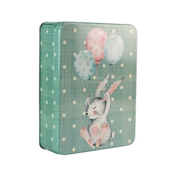 Teedose Vogel, 78 x 78 x 110 mm