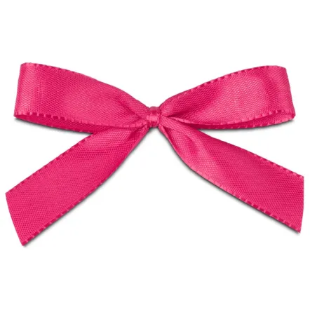 Fiocco con clip, rosa-fucsia