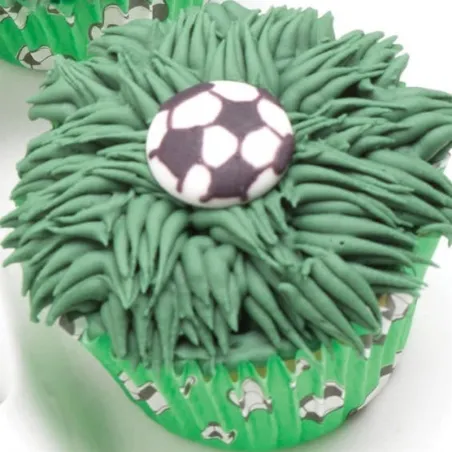 Decorazione di zucchero solo calcio, 12 pezzi