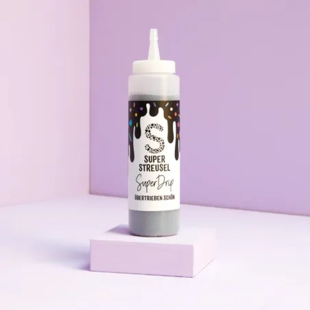 Super Streusel Drip Cake Glaçage noir, 300 g