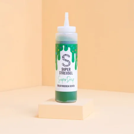 Glassa per torte a goccia Super Sprinkles verde scuro, 300 g