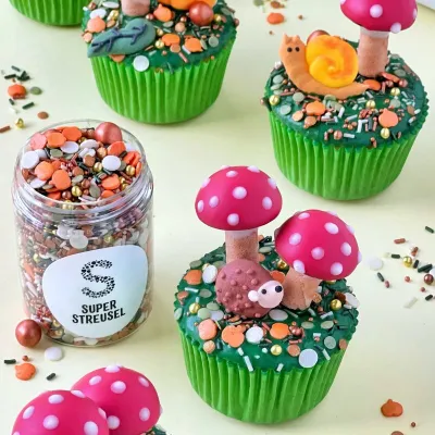 Glassa per torte a goccia Super Sprinkles verde scuro, 300 g