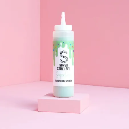 Super sprinkles drip cake icing mint green, 300 g