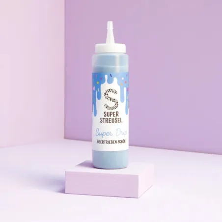 Super Streusel Drip Cake Glasur Himmelblau, 300 g
