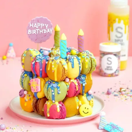 Super sprinkles drip cake icing sky blue, 300 g