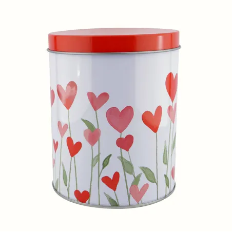 Sweet Love biscuit tin, Ø 110 x 130 mm