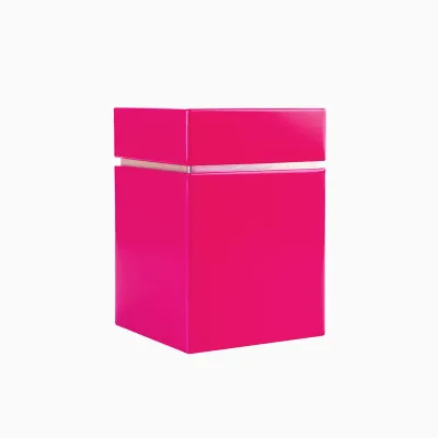Teedose Pink, 78 x 78 x 110 mm