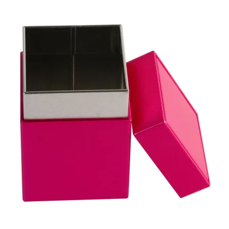 Porta tè rosa, 78 x 78 x 110 mm