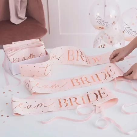 Fasce per la squadra sposa, 6 pezzi