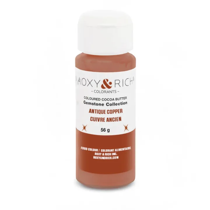 Cocoa butter highly glittering copper