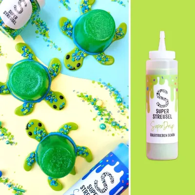 Super sprinkles glassa per torte a goccia verde lime, 300 g