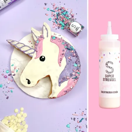 Super Streusel Drip Cake Glaçage blanc, 300 g