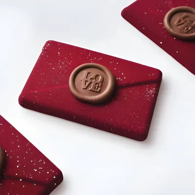 Busta per stampo per tavoletta di cioccolato, 3 pezzi